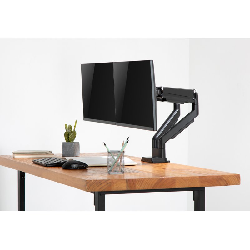 DIGITUS universele monitorarm met klem, 15-32 inch, zwenk- en neigbaar, max 9 kg