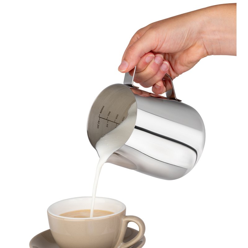 APS pichet lait/universel, acier inoxydable poli, 0,6 l