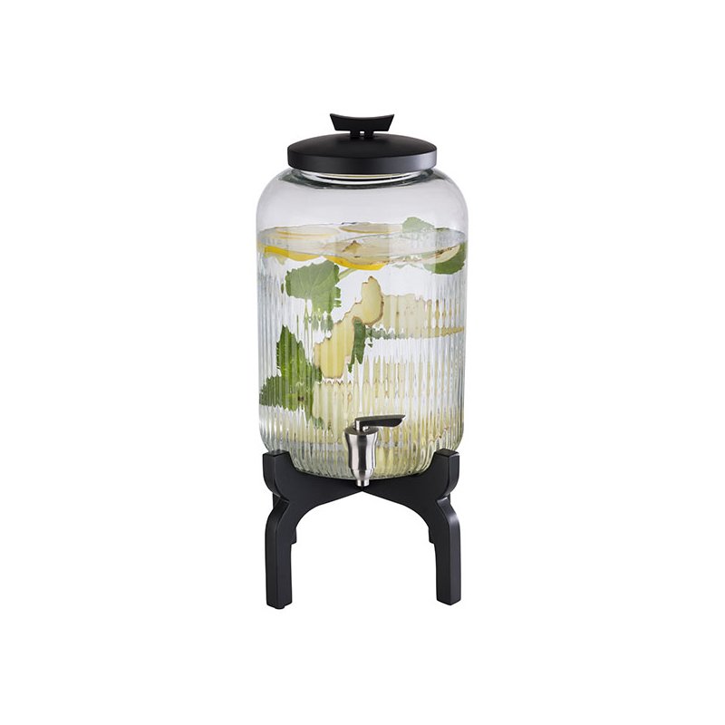 APS ASIA drinks dispenser with stand, 7 litres, glass