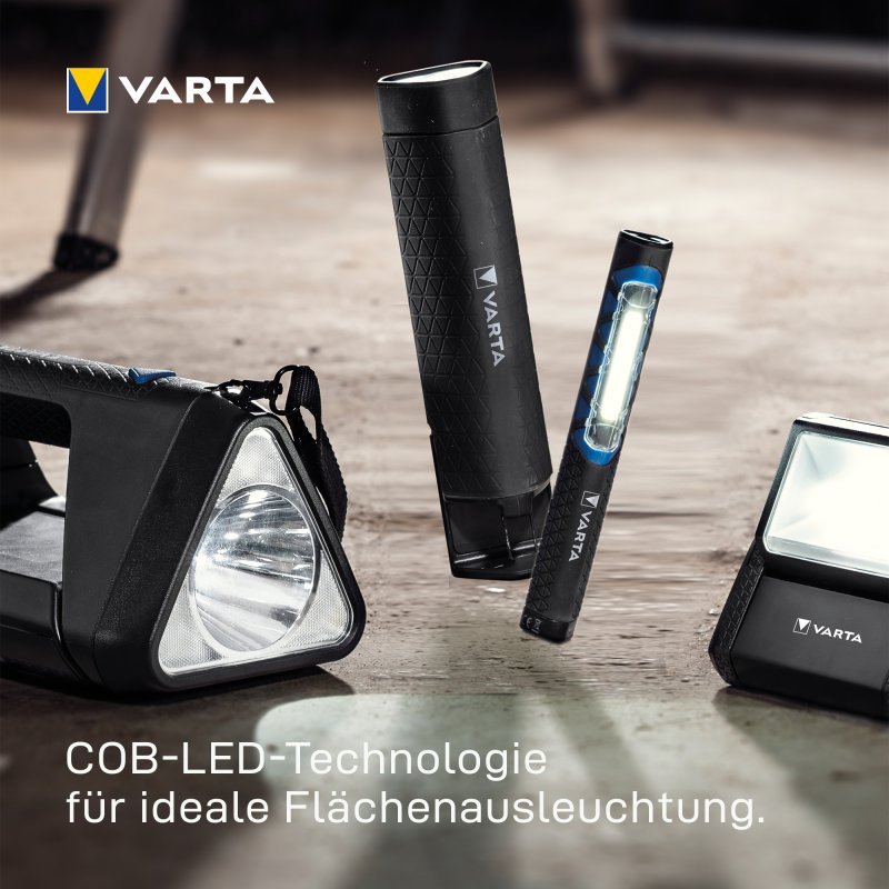 VARTA Work Flex Stadium Light werklamp, oplaadbaar, 1450 lumen, IP54