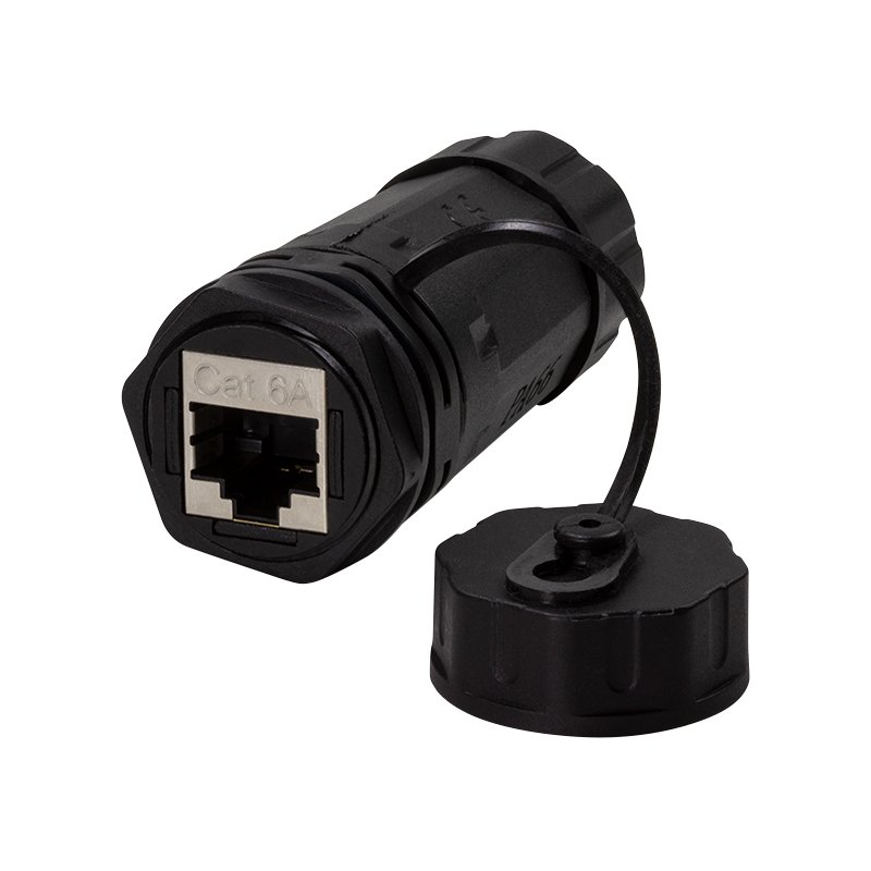 LogiLink Professional patch cable connector, industrial, black, IP68