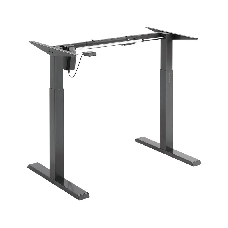 LogiLink electric height-adjustable desk frame, 73-123 cm, black