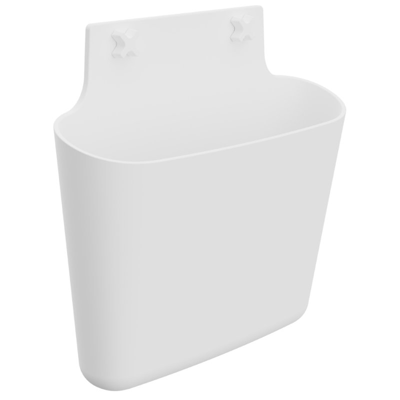 PAPERFLOW porte-brochures mural XL, 1 compartiment, format A4, blanc
