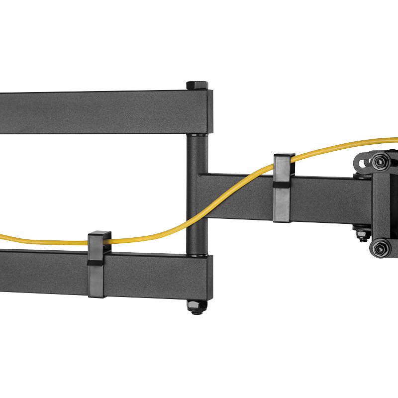 LogiLink TV-support mural Full Motion, 43-90 pouces, acier noir, max 60 kg