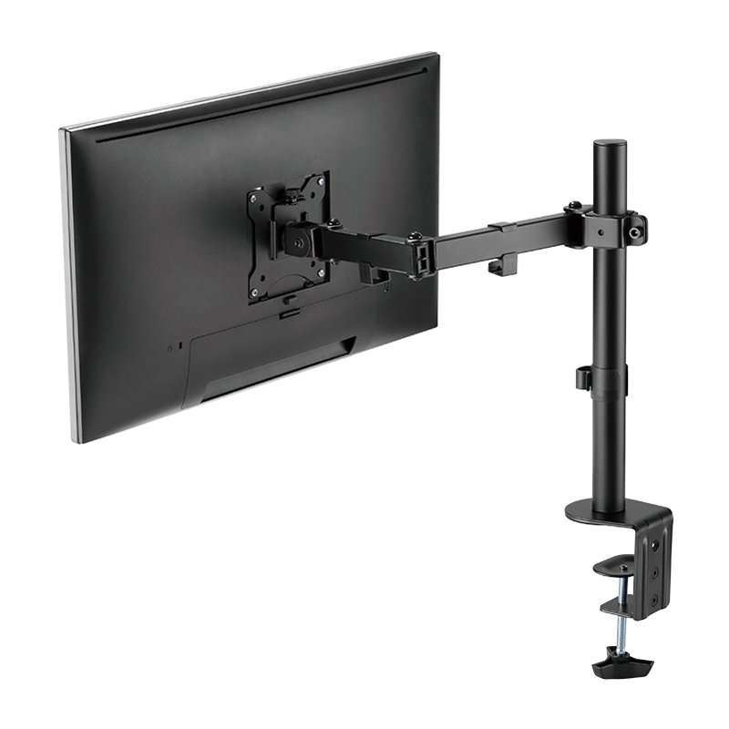 LogiLink bras d'écran ajustable, 17-32 pouces, pince de bureau, noir