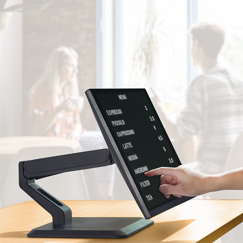 LogiLink bras de moniteur avec pied écran tactile, 17-32 pouces, noir