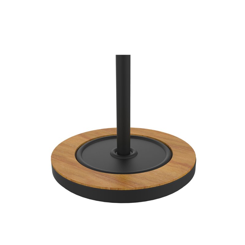 UNiLUX kapstok BORA Bamboo, zwart-bamboe, 1750 mm, 6 haken