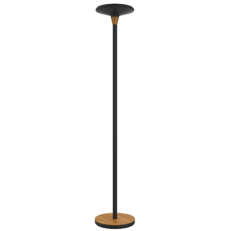UNiLUX Lampadaire LED BALY BAMBOO, dimmable, blanc-bambou, 37,4W