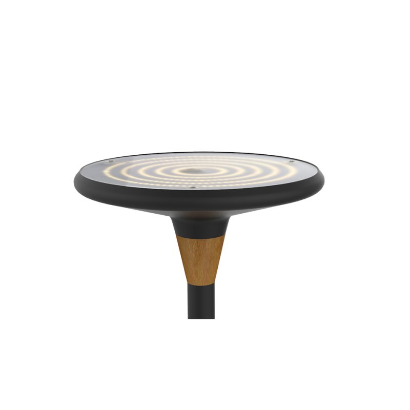 UNiLUX Lampadaire LED BALY BAMBOO, dimmable, blanc-bambou, 37,4W