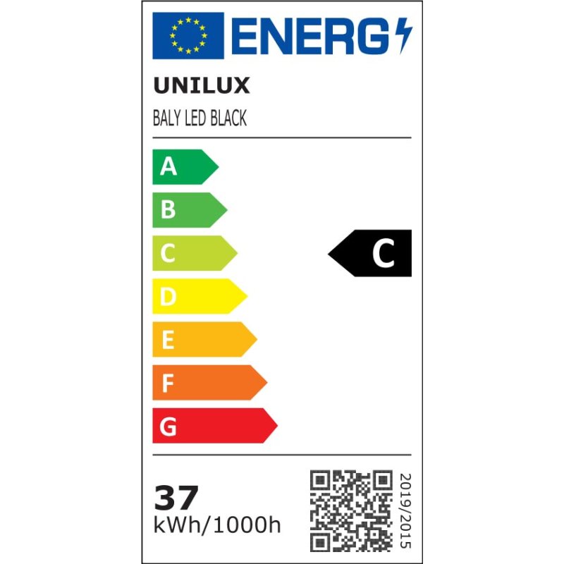UNiLUX Lampadaire LED BALY BAMBOO, dimmable, blanc-bambou, 37,4W