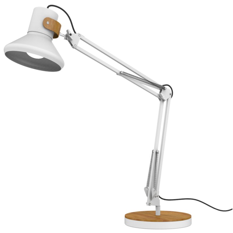 UNiLUX Lampe de bureau LED BAYA Bamboo, noir-bambou, 11,3W, 915 lumens