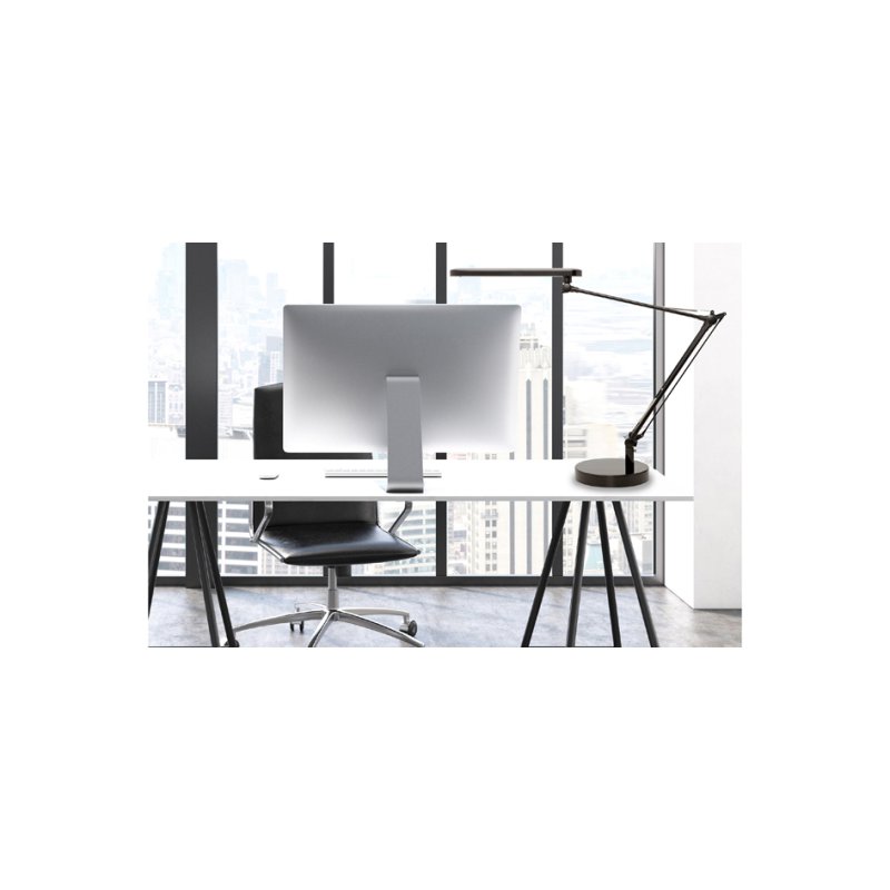 UNiLUX LED bureaulamp MAMBO LED 2.0, metaalgrijs, 6,8W, dimbaar