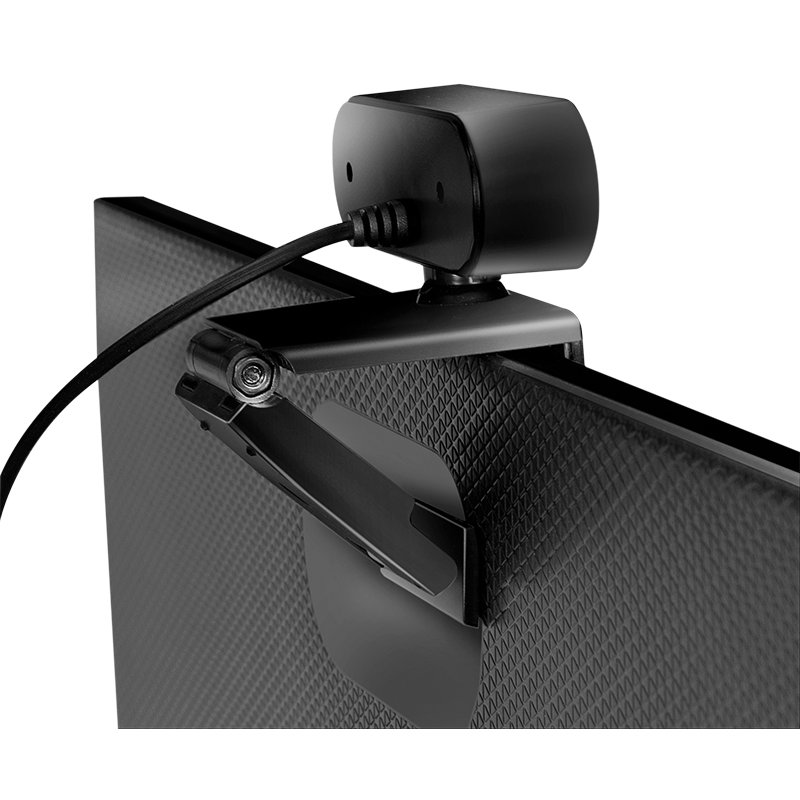 LogiLink HD USB-webcam avec microphone, noir, 1280×720p