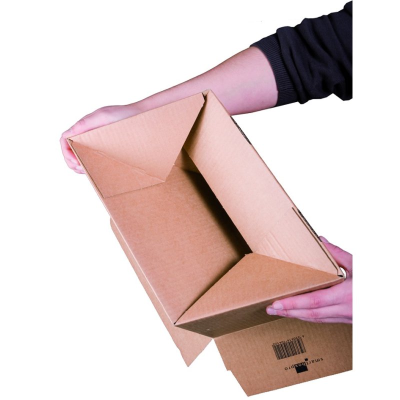 SMARTBOXPRO carton d'expédition A5+, autocollant, marron, 10 pièces