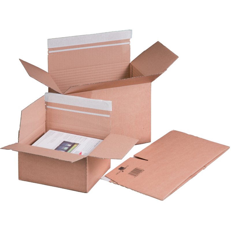 SMARTBOXPRO carton d'expédition A5+, autocollant, marron, 10 pièces