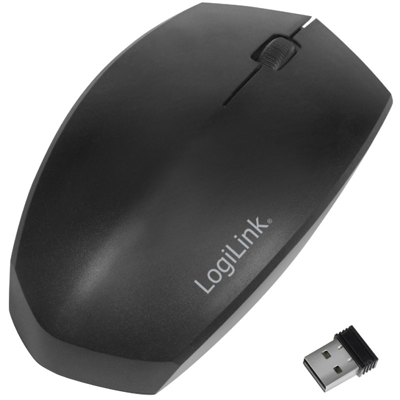 LogiLink souris optique sans fil, noir, 2,4 GHz & Bluetooth, 1200 dpi
