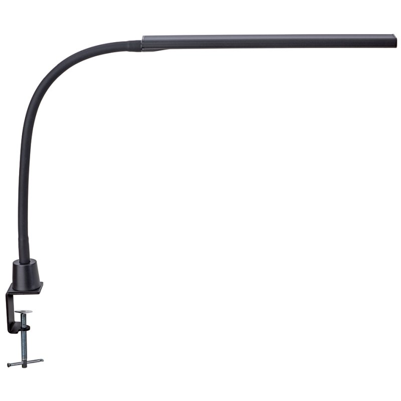 MAUL LED desk lamp MAULpirro, dimmable, white, clamp base