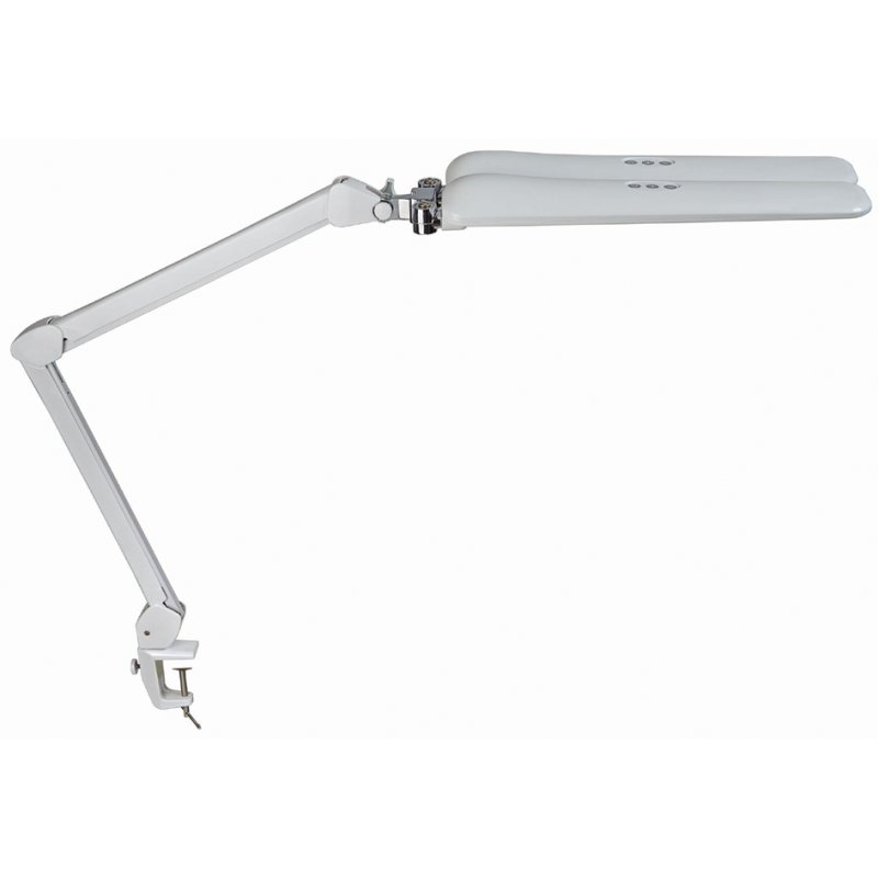 MAUL LED workplace lamp MAULcraft duo, dimmable, white, 22W
