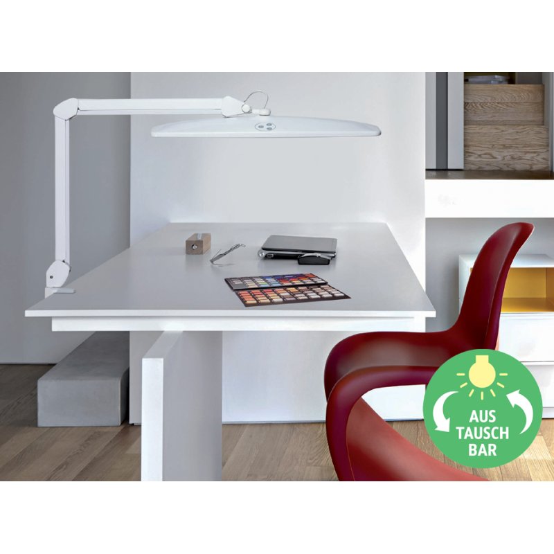 MAUL Lampe de bureau LED MAULexplore, dimmable, blanc, 19W