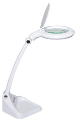 MAUL LED-loeplamp MAULiris, dimbaar, zwart, 3 dioptrieën