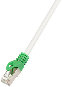 LogiLink Professional crossover netwerkkabel Cat.6 S/FTP, grijs, 0,5 m