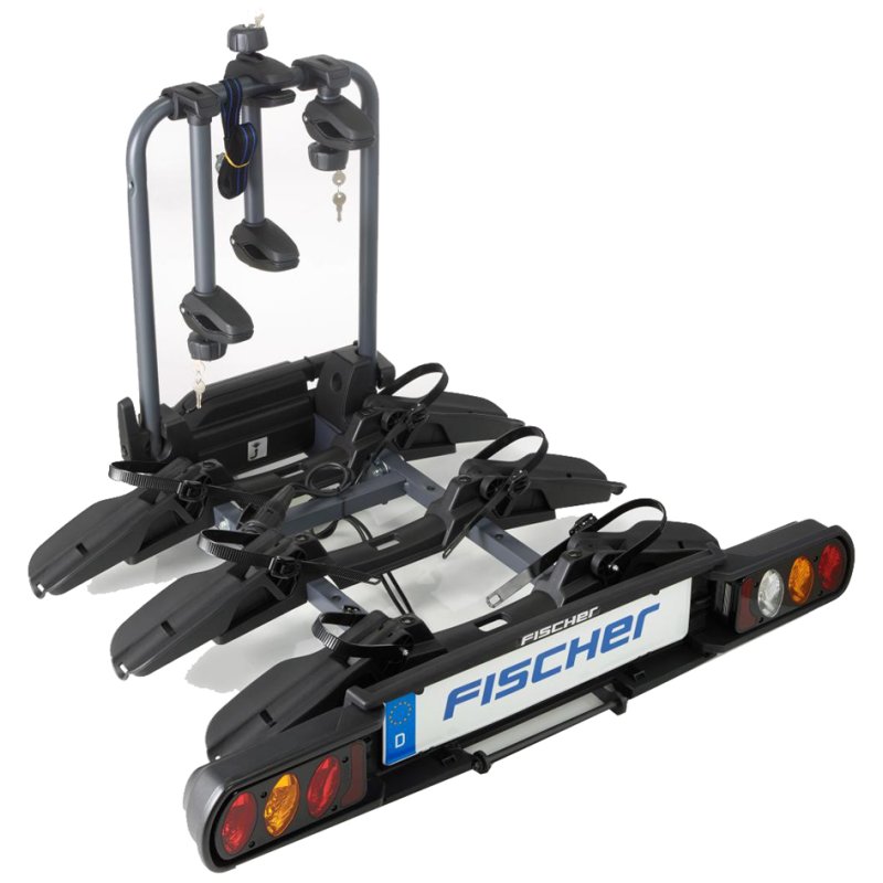 FISCHER fietsendrager Proline Evo 3, trekhaak, 3 fietsen, 60 kg