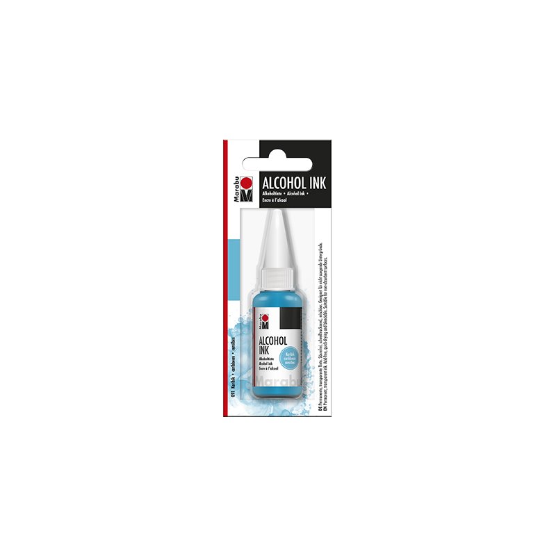 Marabu alcohol inkt permanent, zwart, 20 ml