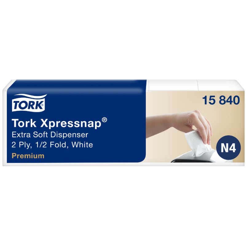 Tork Xpressnap serviettes de distributeur, 213×165 mm, jaune citron, 1000 pièces