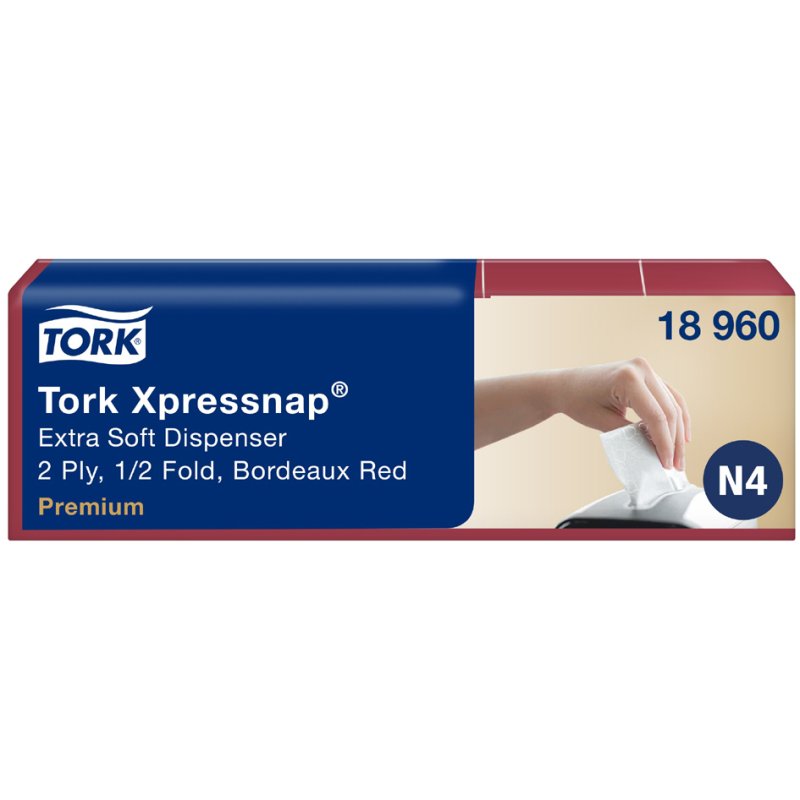 Tork Xpressnap serviettes de distributeur, 213×165 mm, jaune citron, 1000 pièces