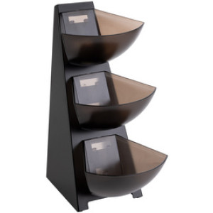 APS portioneerrek MULTI RACK, 3-laags, roestvrij staal