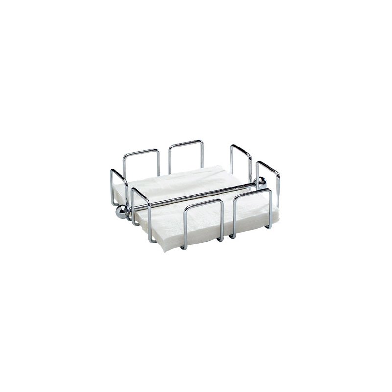 APS servethouder WIRE, roestvrij staal, verchroomd, 190×190×190 mm