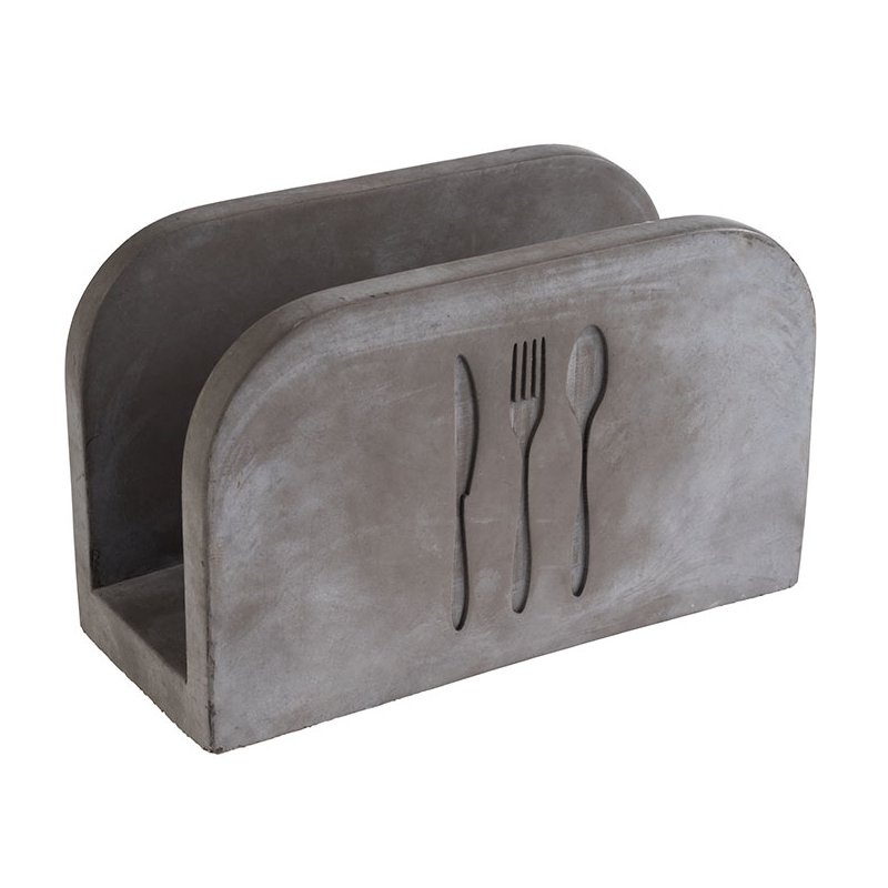 APS servethouder ELEMENT, beton, grijs, 160×75×100 mm