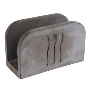 APS servethouder ELEMENT, beton, grijs, 160×75×100 mm