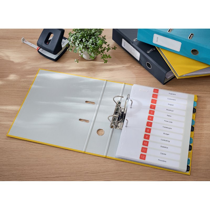 LEITZ classeur Cosy Soft-Touch A4, gris, 80 mm