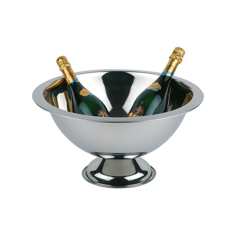 APS champagnekoeler, roestvrijstaal hoogglans, 450 mm diameter, 12 liter