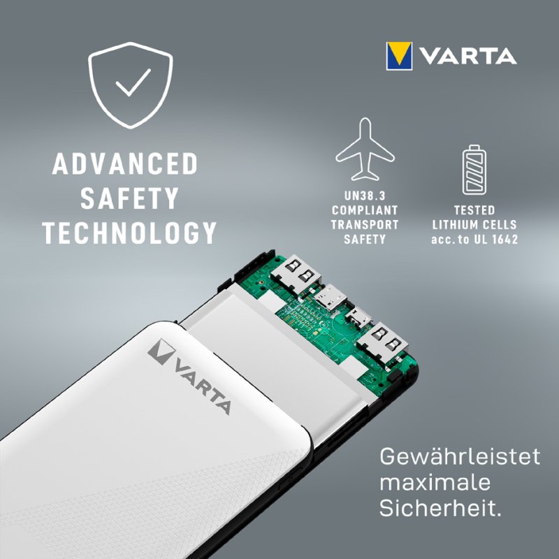 VARTA powerbank Energy, 5000 mAh, wit