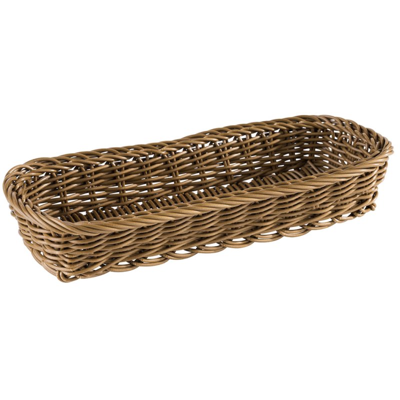 APS bac à couverts ECONOMIC, marron, 270×100 mm