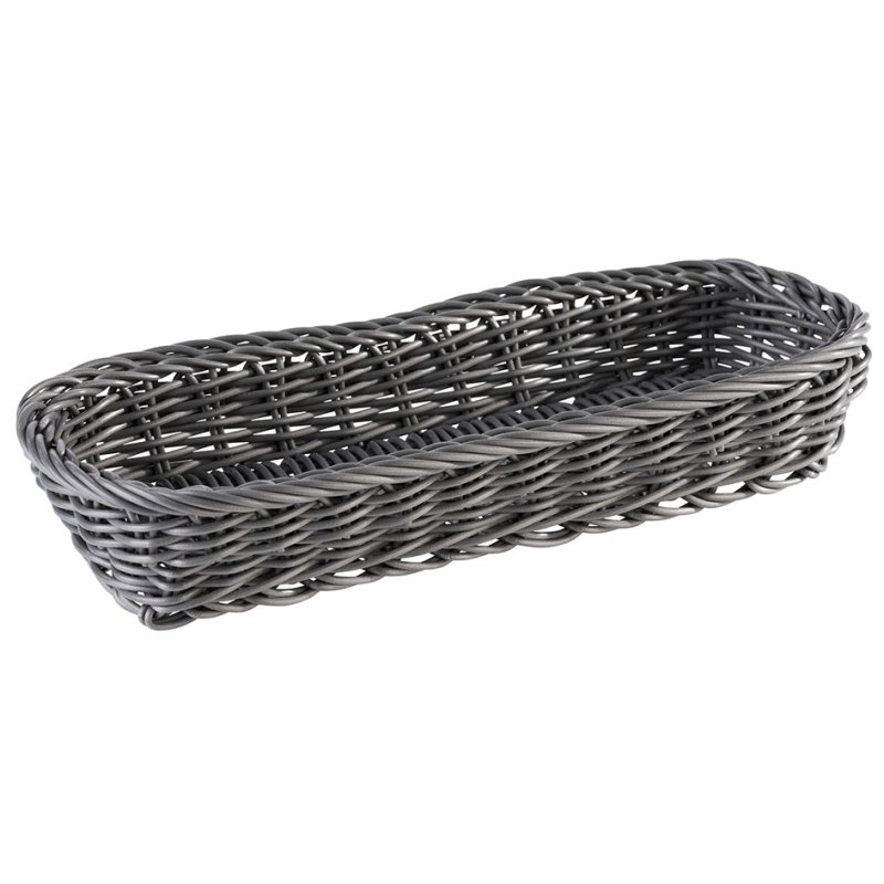 APS bac à couverts ECONOMIC, marron, 270×100 mm