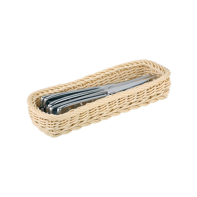 APS bac à couverts ECONOMIC, marron, 270×100 mm