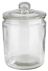 APS voorraadpot CLASSIC, 2,0 liter, glazen deksel, ø 140 mm