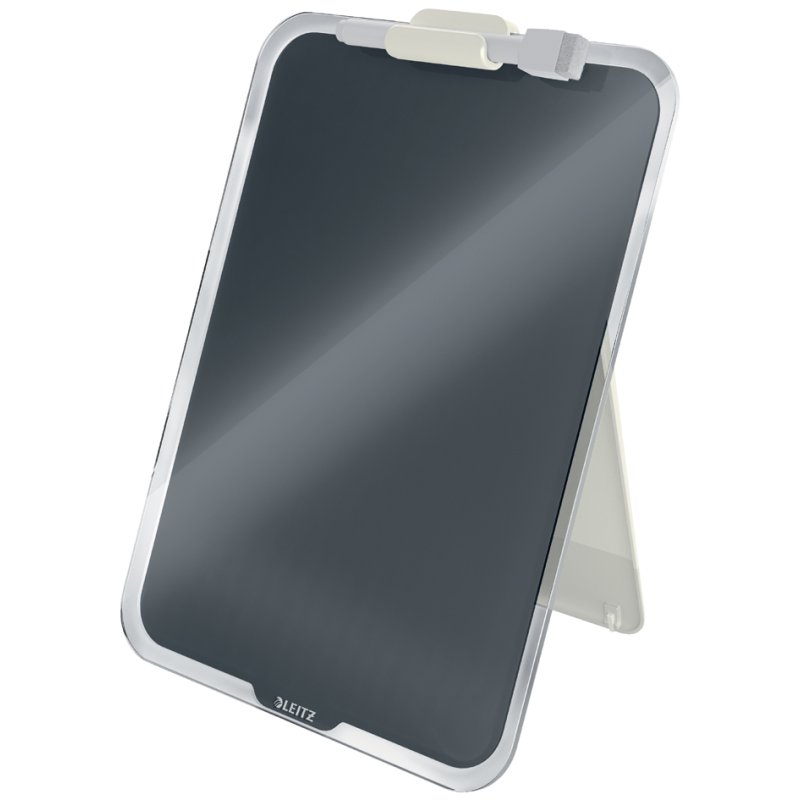 LEITZ tableau noir en verre Cosy, gris, 216×297 mm, marqueur inclus