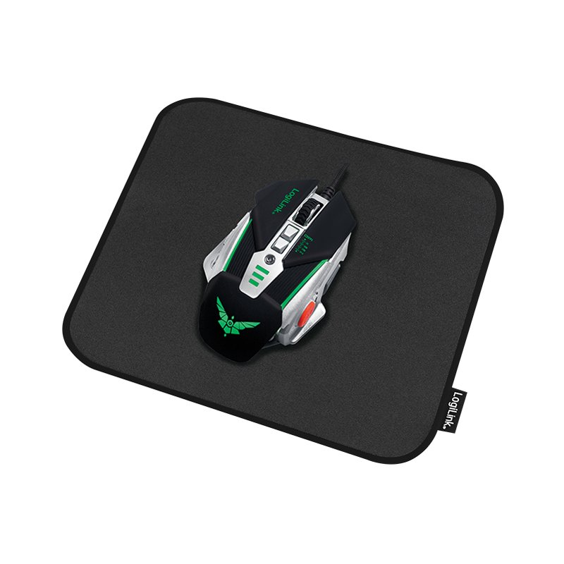 LogiLink Gaming muismat, bestikt, 890×435 mm, zwart