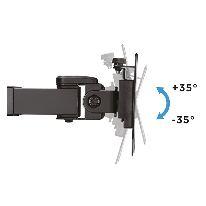 LogiLink bras de moniteur pour 2 moniteurs, 17-32 pouces, noir, VESA 75×75/100×100