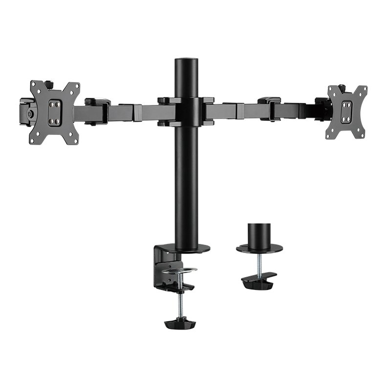 LogiLink bras de moniteur pour 2 moniteurs, 17-32 pouces, noir, VESA 75×75/100×100