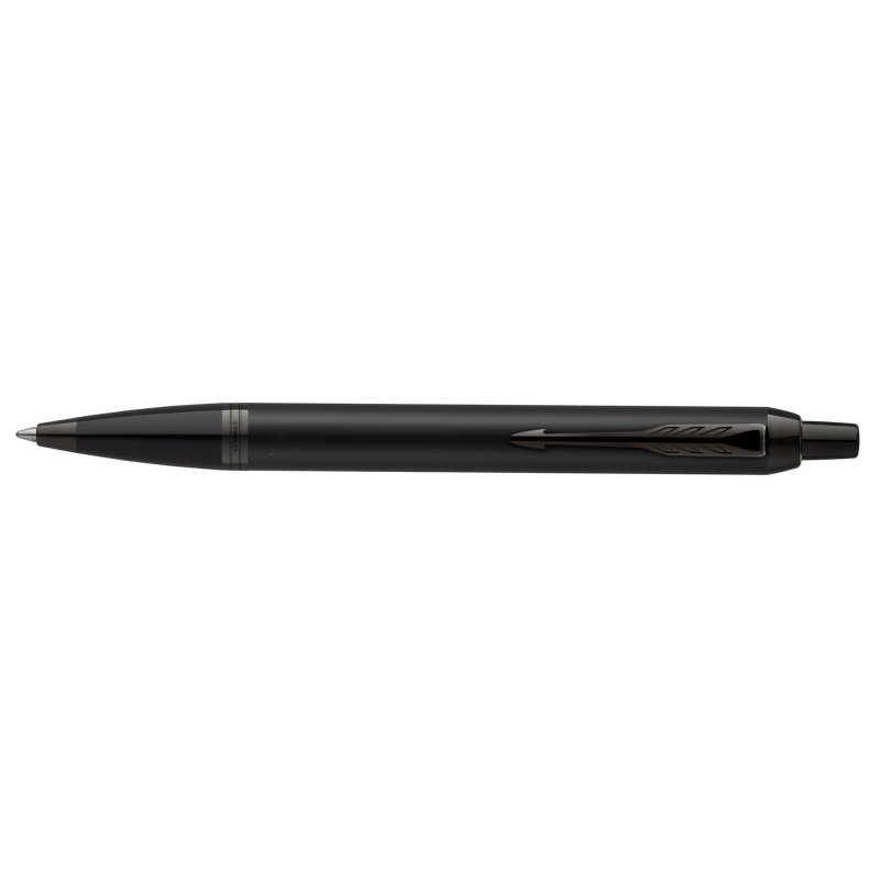 PARKER stylo bille IM Chromatique, noir, encre bleue, boîtier métal