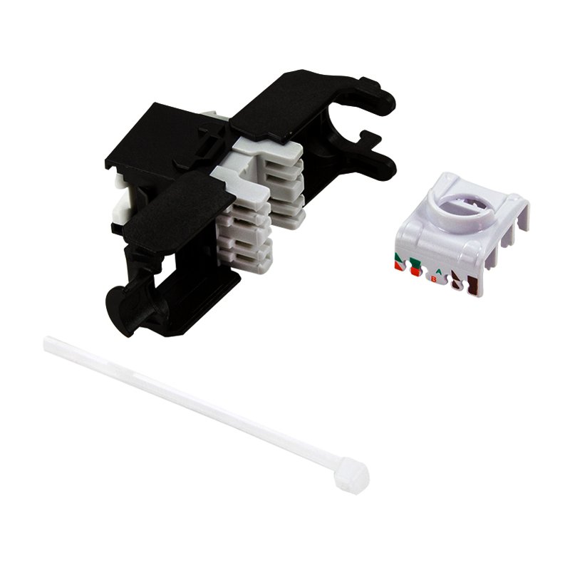 LogiLink Professional plug connection module, black, PoHDBaseT 100W