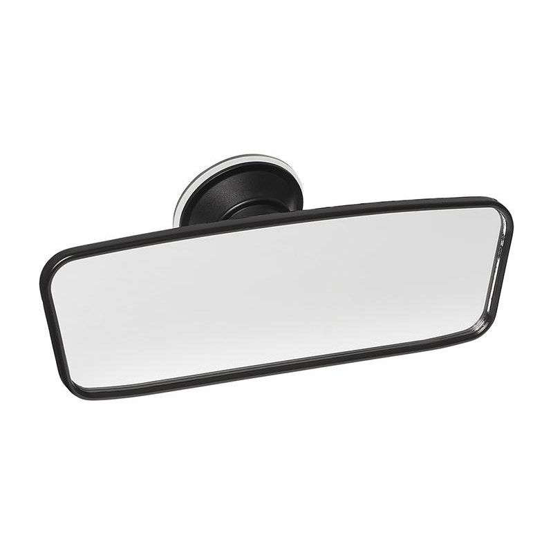 IWH car interior mirror with suction cup, black
