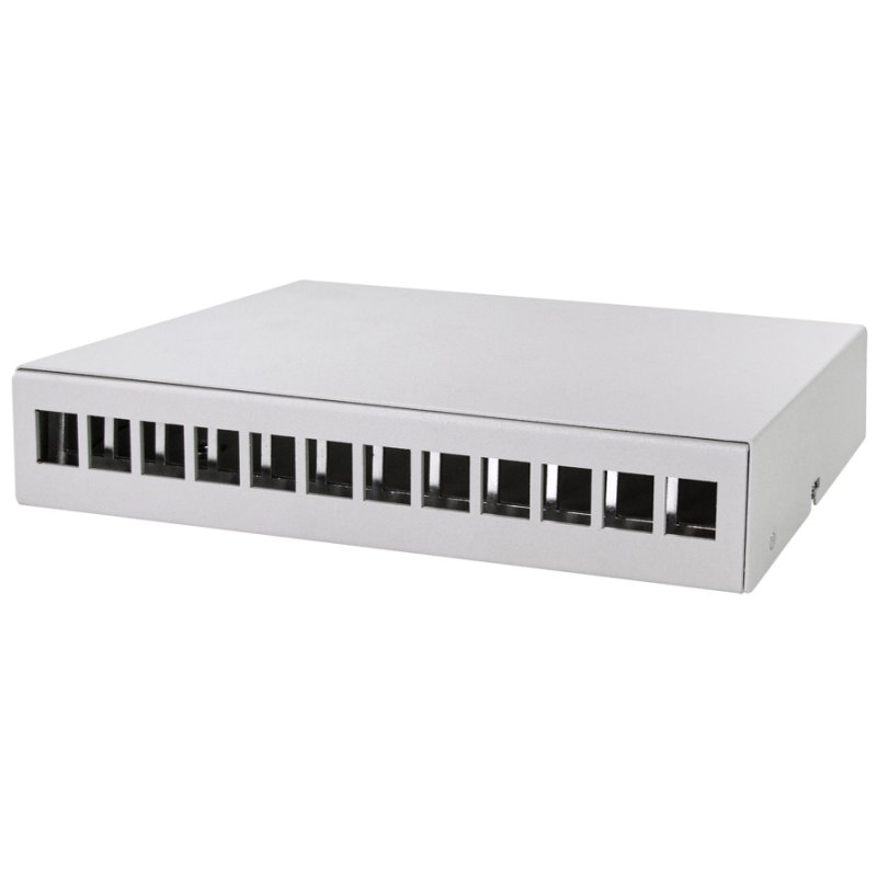 LogiLink Professional consolidation point enclosure, 12-port, light grey