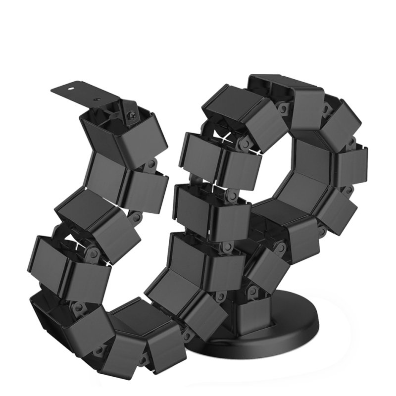 DIGITUS kabelmanagement kabelslang, zilver, 1300 mm, 28 modulaire schakels