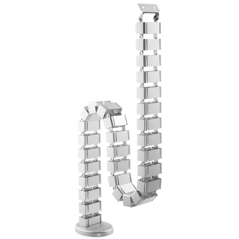 DIGITUS kabelmanagement kabelslang, zilver, 1300 mm, 28 modulaire schakels